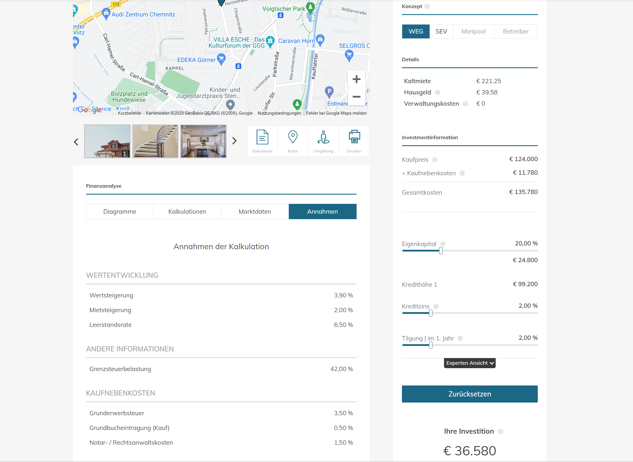 Expose digital in Investagon erstellen