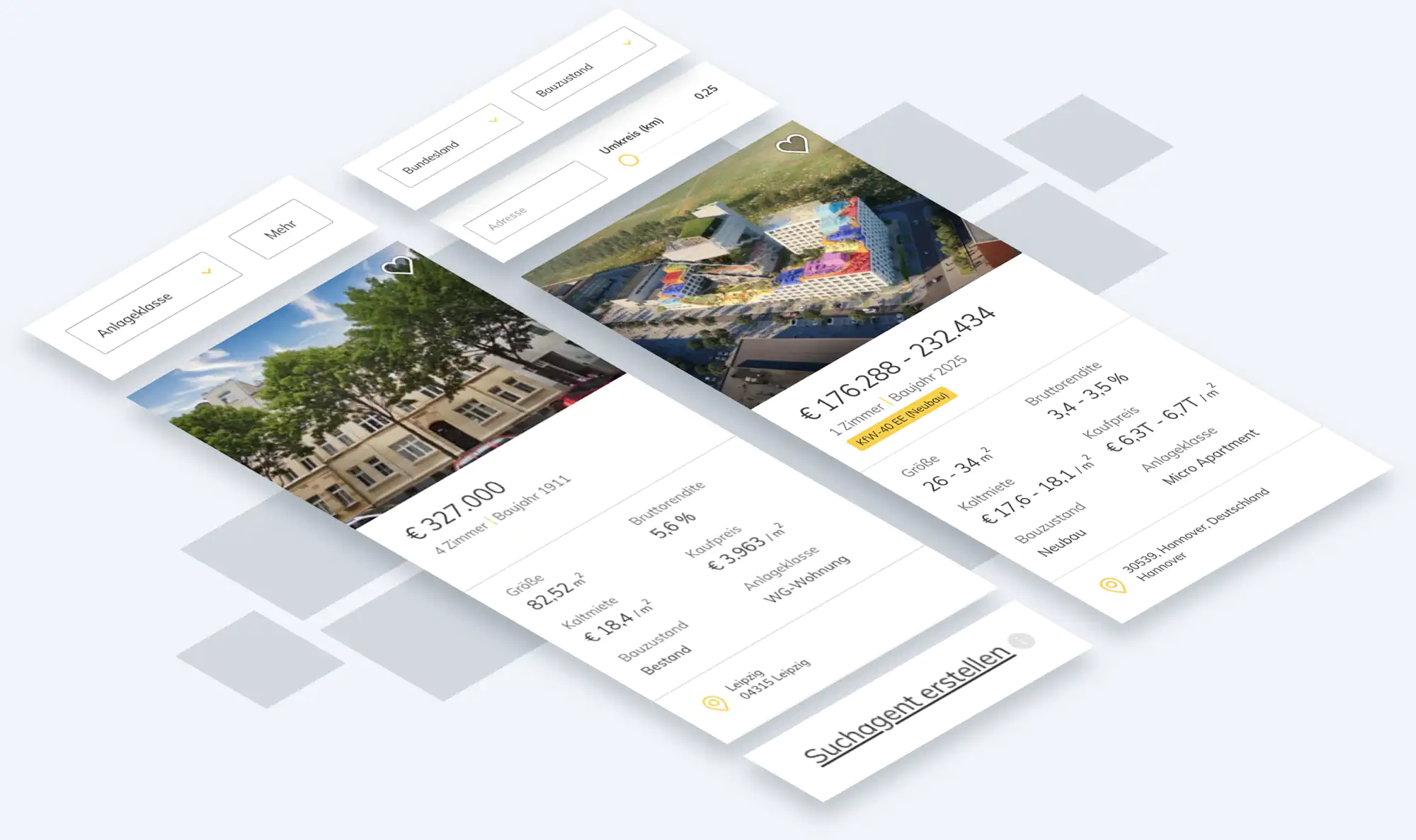 Screenshots Investagon Vertrieb