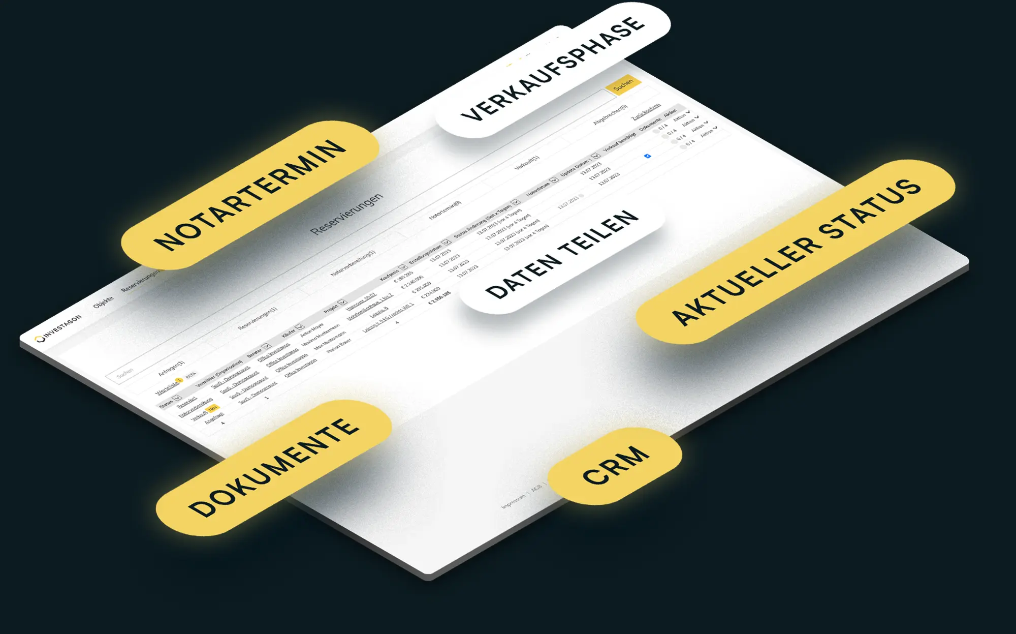 Screenshot Investagon Automate processes